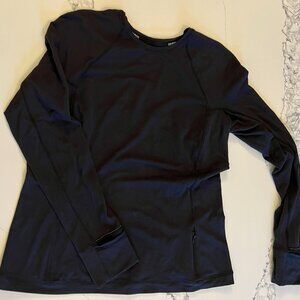 Lululemon - Women's - It's Rulu long sleeves Shirt - Black - Size 16